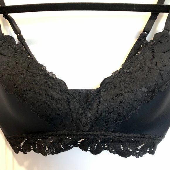Aerie Black Lace Wireless Bra - Picture 4 of 5